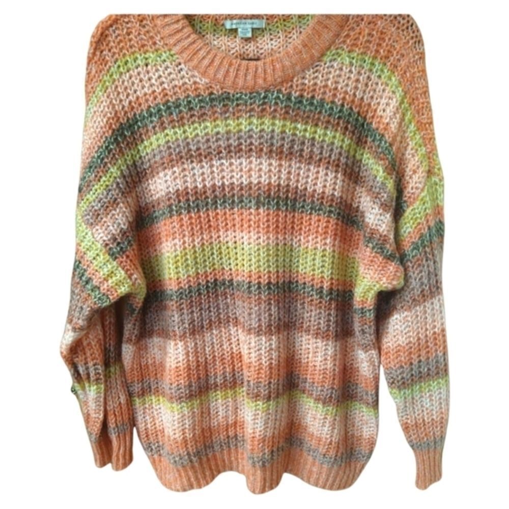 NEW! American Eagle Outfitters Multi Color Soft Sweater Size M